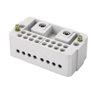 二进四六八出铜接线盒自升式分线盒家用电线分线器220v接线端子排