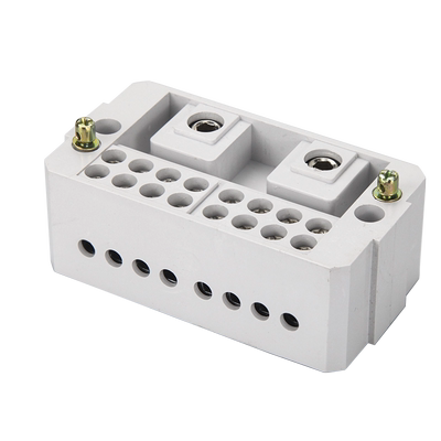 二进四六八出铜接线盒自升式分线盒家用电线分线器220v接线端子排