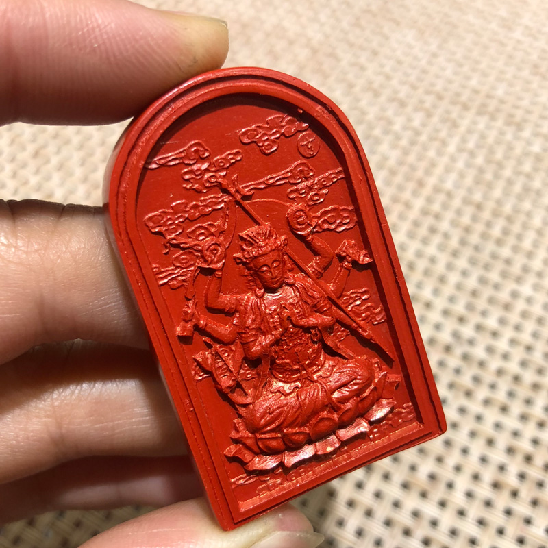 斗姆吊坠高含量朱砂斗母娘娘