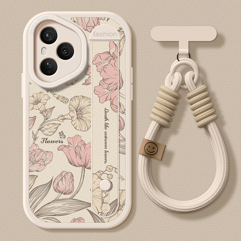 适用荣耀400pro手机壳腕带软壳