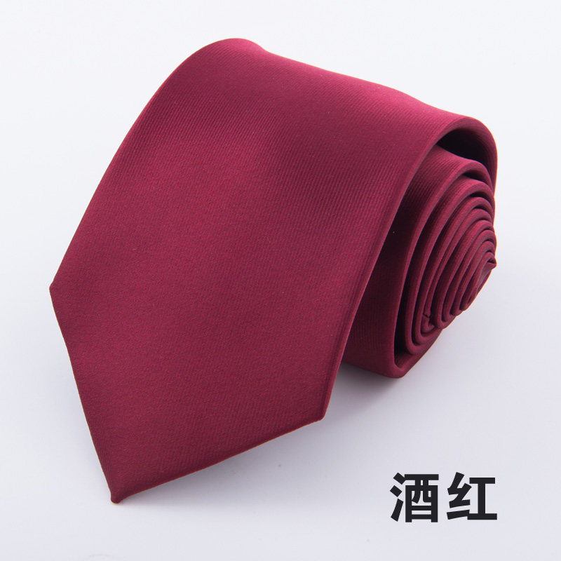 时尚8cm酒红色结婚领带男 正装商务新郎伴郎婚礼职业窄休闲韩版