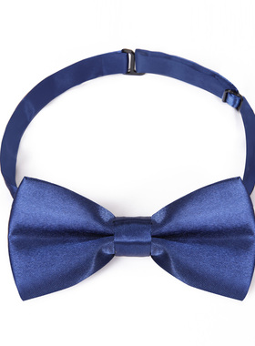 儿童宝蓝色领结韩版男童潮宝宝领结小孩领结小学生演出表演蝴蝶结