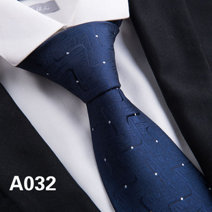 领带男正装商务上班职业结婚新郎学生韩版宽波纹白点懒人一拉的