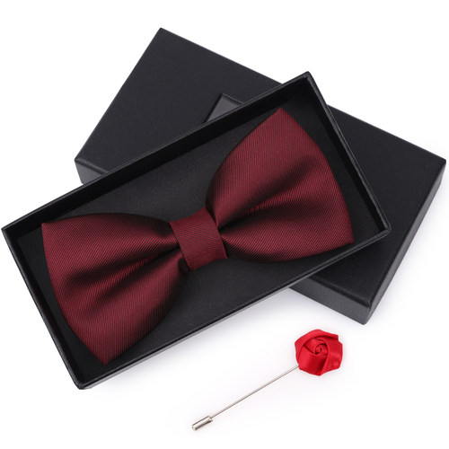 礼盒装送胸针领结龙安豪包邮商务