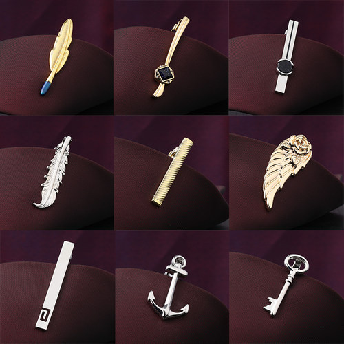 龙安豪2022时尚领带夹包邮合金