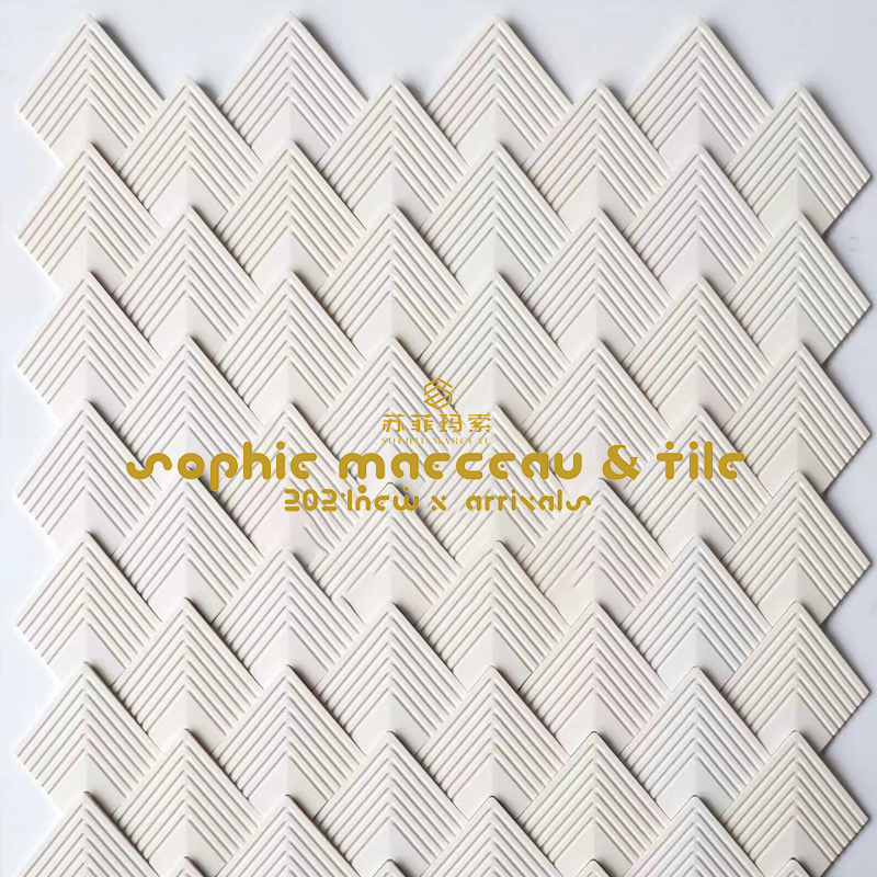 3D立体水泥砖SPADE软包凹凸造型异型手工砖奶茶咖啡厅客餐厅墙