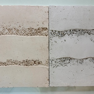 混凝土粗粝肌理夯土砖手工定制环保背景地面吧台隔断装饰酒店民宿