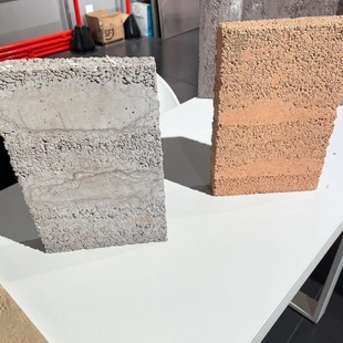 手工定制肌理夯土砖环保可持续背景墙地面吧台装饰酒店民宿画廊