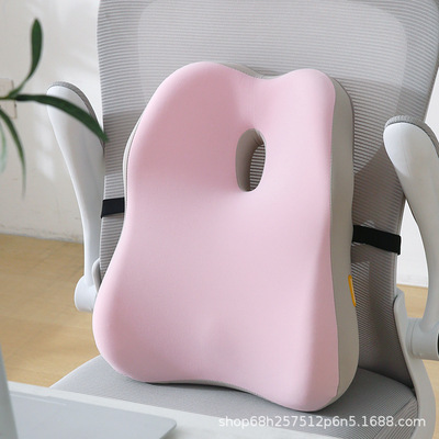 靠垫办公室腰靠护腰靠背垫座椅枕椅子办公孕妇腰垫靠枕记忆棉K33