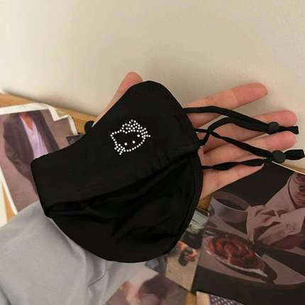 HelloKitty防晒口罩防紫外线女款夏季骑车冰丝透气高颜值2024新款