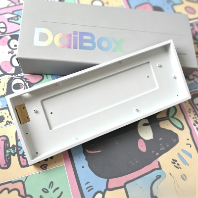 DaiBox全包铝壳 类tofu铝合金外壳可装飘带可隐藏飘带扣gh60孔位