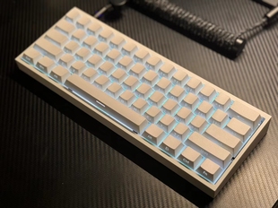 侧刻透光键帽OEM高度PBT材质130键侵染渐变个性适配wooting60he