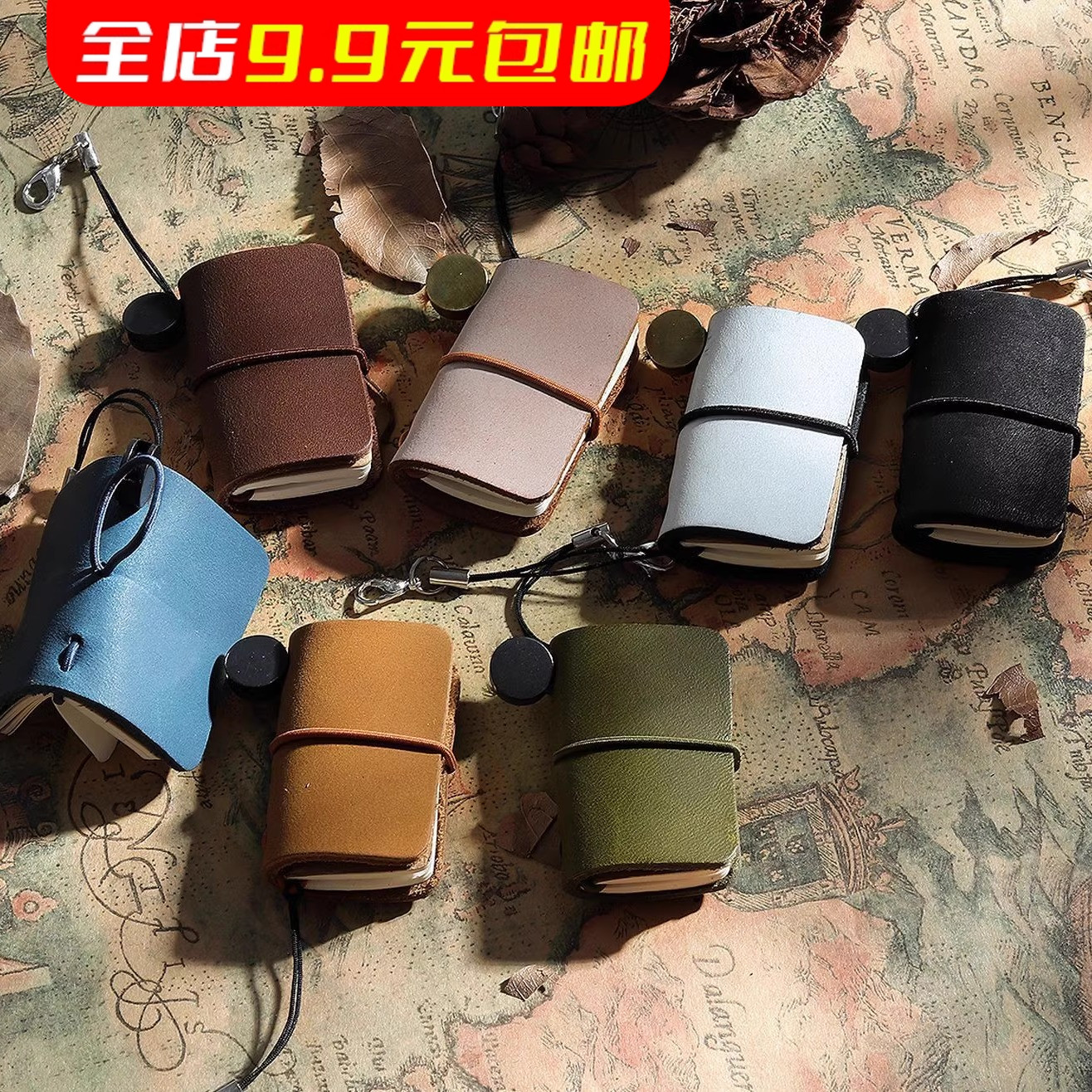 超小迷你tn手账本手工记事牛皮本子可爱随身旅行笔记本日记手帐本