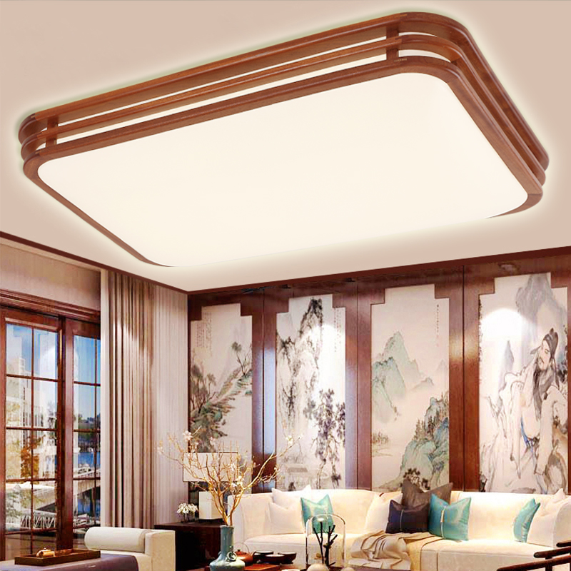 实木吸顶灯  质保3年