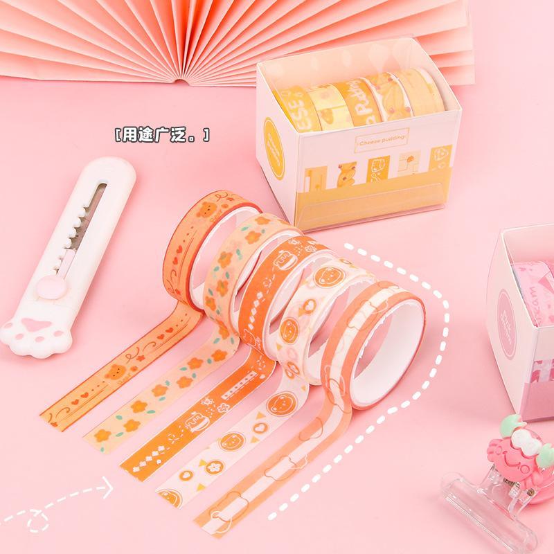 12 Pcs/Set Stars Planet Washi Tape Gold Foil Masking Tape Ka