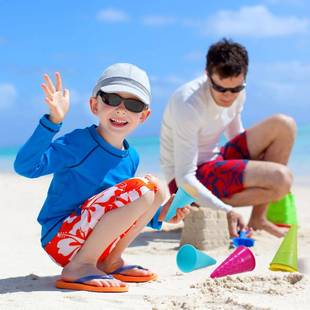 Ice Cream Toys Sand Beach Toy Kids Set Cones Cone Play Scoop