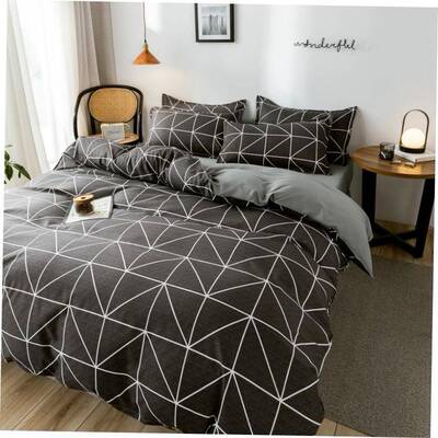 4pc bedsheet set flat sheet student bed cover single/double