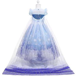 Uporpor Frozen Princess Elsa Up Dress for Girls Ki群峮峮裙子