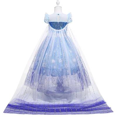 Uporpor Frozen Princess Elsa Up Dress for Girls Ki群峮峮裙子