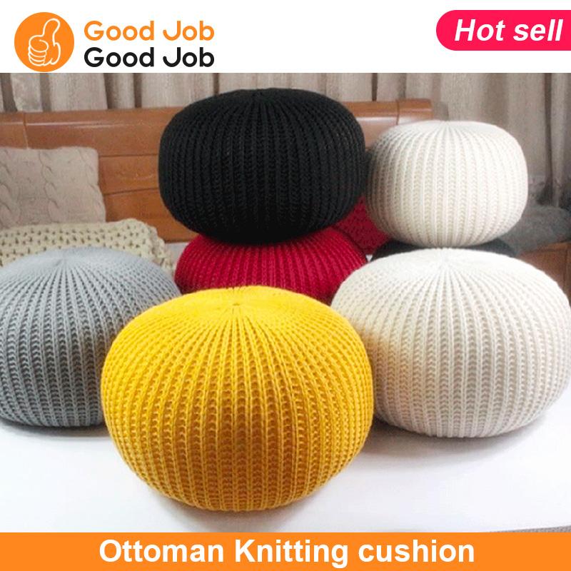 全晴针织坐蹲圆形坐垫