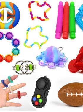 Fdget Toys Pack Ant Stress Adults Kds Squeeze Sensory Aut