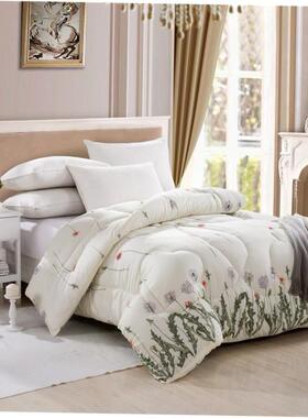 棉被冬化纤冬被 warm quilt winter bed comforter duvet blanket