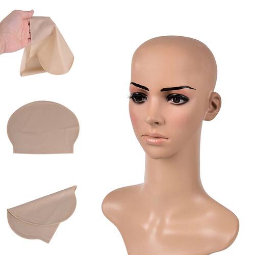 1pc New Funny Latex Skin Fake Bald Head Unisex Fancy Film Pa