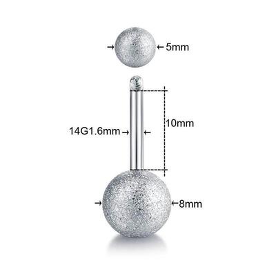 2024 1PC Steel Sexy Belly Button Rings Navel Piercing Ombli