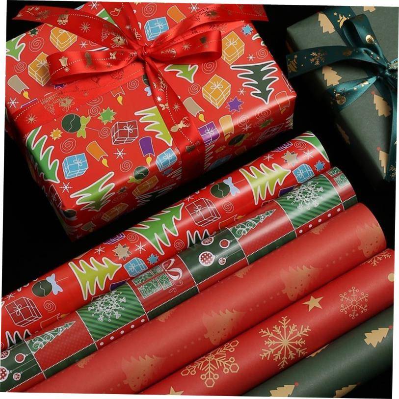 new Christmas Gift Wrapping Paper Gift Bouquet flower 包装纸