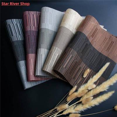 Set of 4 Table Placemats for Dining Table Woven Mats Non-sli