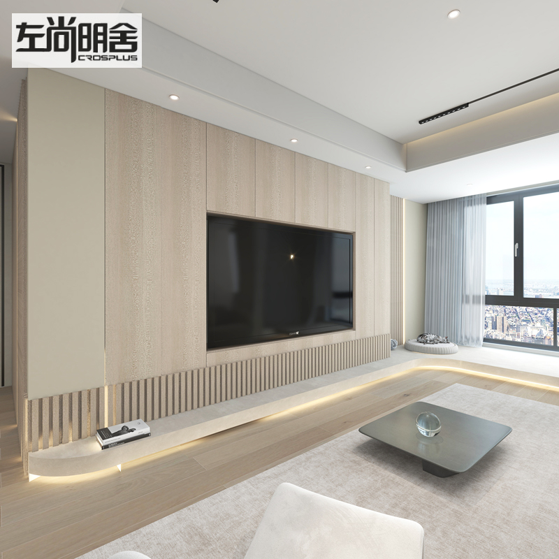 左尚明舍奶油风多功能客厅家具