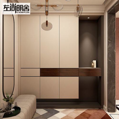 左尚明舍玄关柜定制入户现代简约