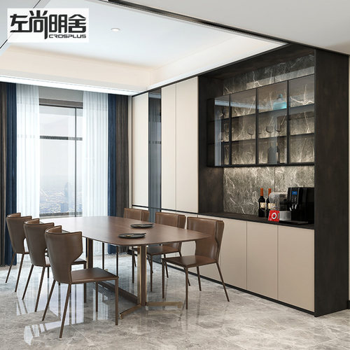 左尚明舍餐边柜酒柜一体全屋定制