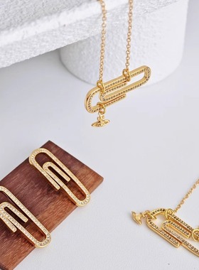 土星手链回形耳钉水滴项链别针