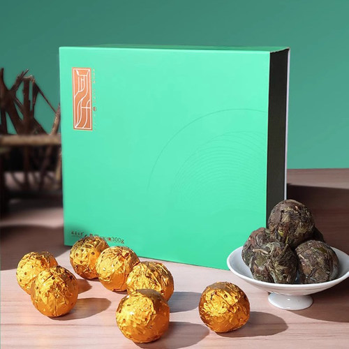 绿雪芽福鼎白茶2020年龙珠60颗装