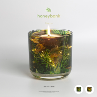 honeybank香薰蜡烛卢梭香氛助眠卧室礼盒婚礼天然植物精油