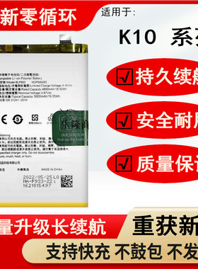 适用于OPPO K10 Pro电池K10活力版原装电池BLP933 BLP925电板