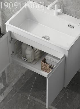 厨房石英石水槽铝一YY240305体柜挂墙式洗碗台洗盆太空柜手家菜用