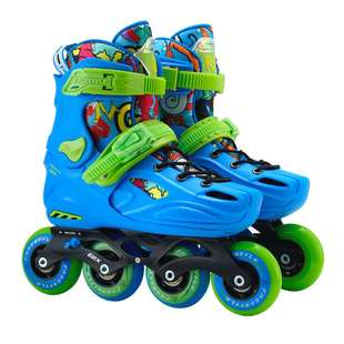 男童滑冰鞋 全套装 费斯E2X轮滑鞋 女童滑轮鞋 旱冰鞋 儿童溜冰鞋 花式