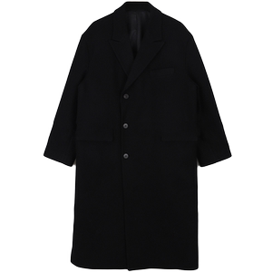 秋冬季新款毛呢大衣男中长款过膝无羊绒呢子风衣外套韩版宽松落肩