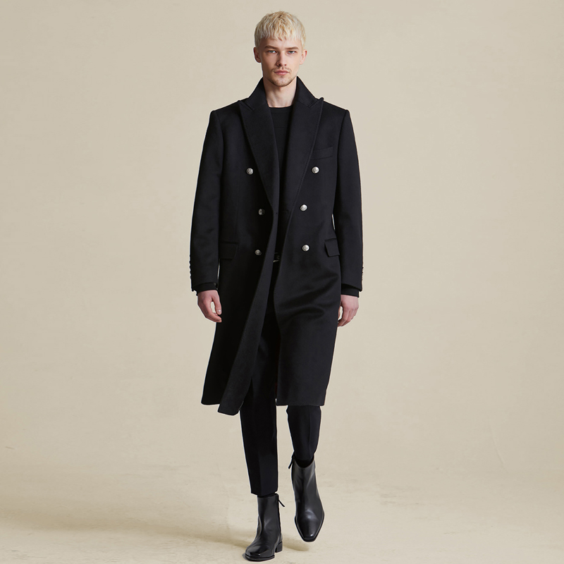 秋冬季新款中长款毛呢大衣