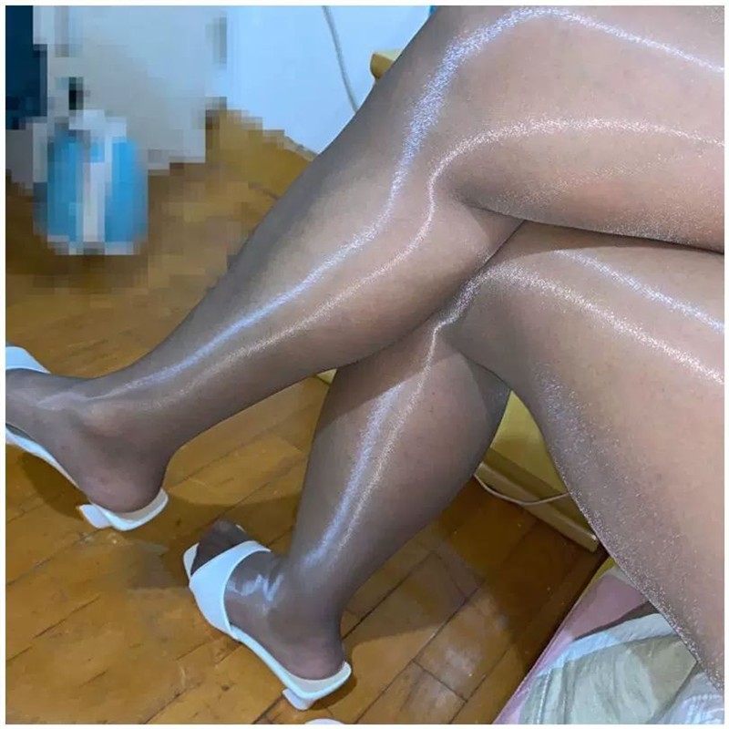 极光新款马油袜油亮光滑8d黑丝袜春夏季薄款丝滑连裤