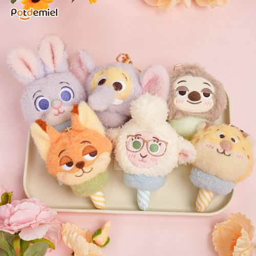 迪士尼potdemiel蜂蜜罐朱迪尼克毛绒公仔玩偶娃书包挂件礼物女孩