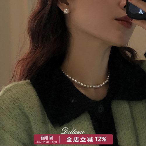 小灯泡纯银珍珠耳钉女