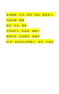 全国跑腿代办陪游陪驾秒回师陪护师情感陪护保密嘴严