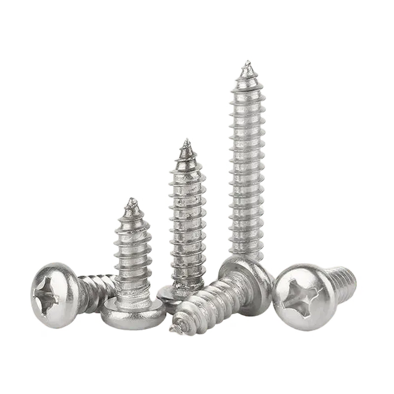 A级 304不锈钢十字槽盘头自攻螺钉 GB845 ST5.5~ST6.3 盒装