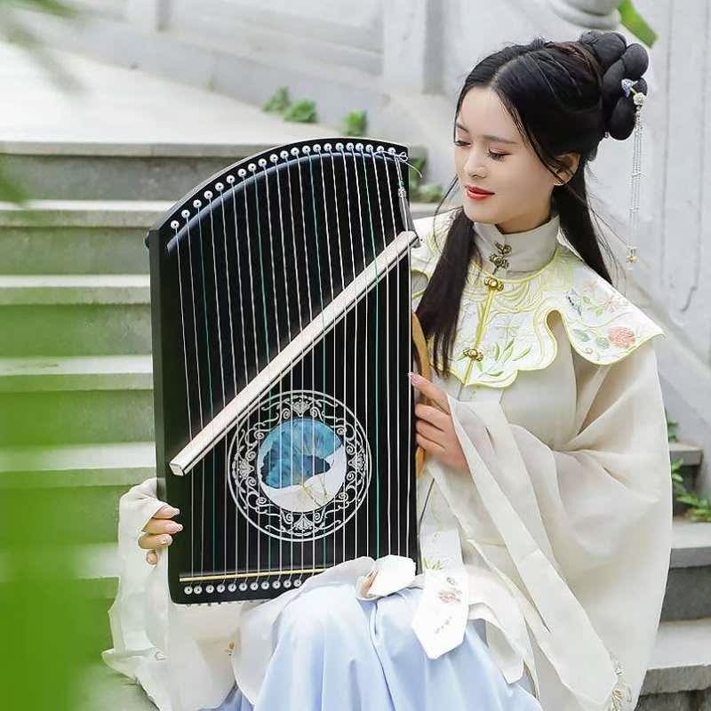 古筝练指器21弦初学专业小型儿童演奏指法手型练习器便携式小古筝