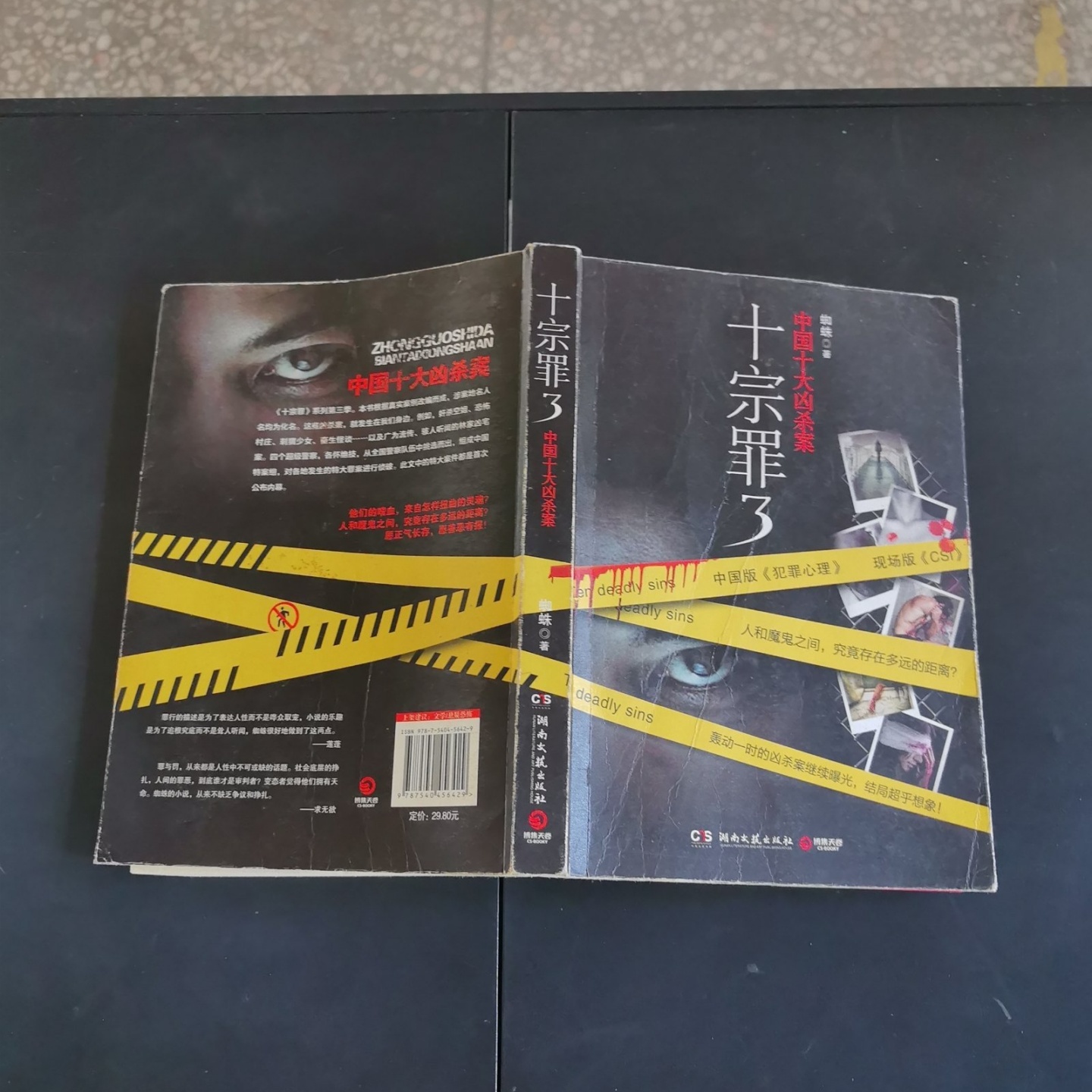 正版旧书 十宗罪3：中国十大凶杀案 蜘蛛 著 湖南文艺出版社 2012-07