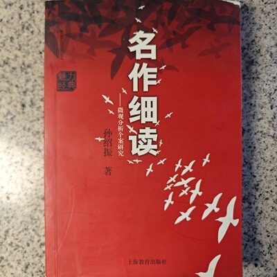正版旧书 名作细读---微观分析个案研究 孙绍振 / 上海教育出版社 / 2006-10 /