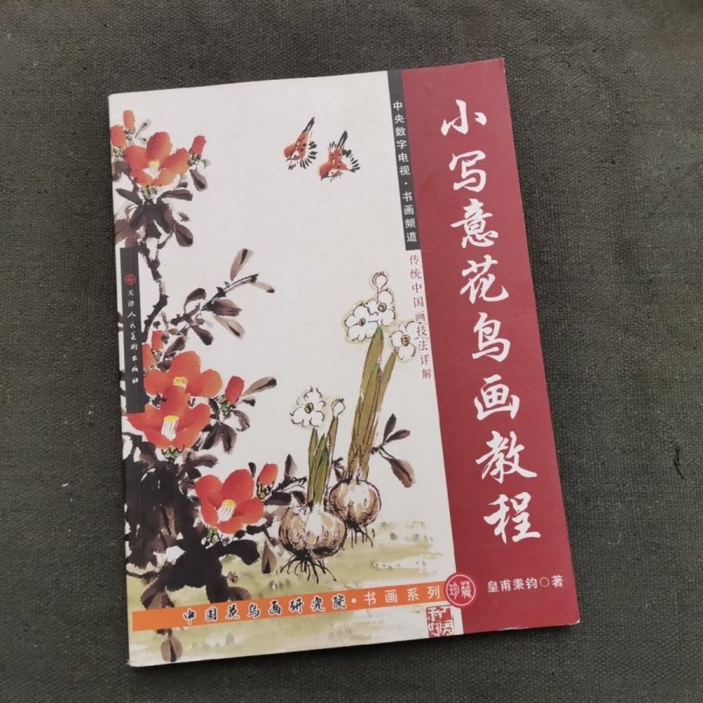 正版旧书 小写意花鸟画教程 皇甫秉钧 著 天津人民美术出版社 2016